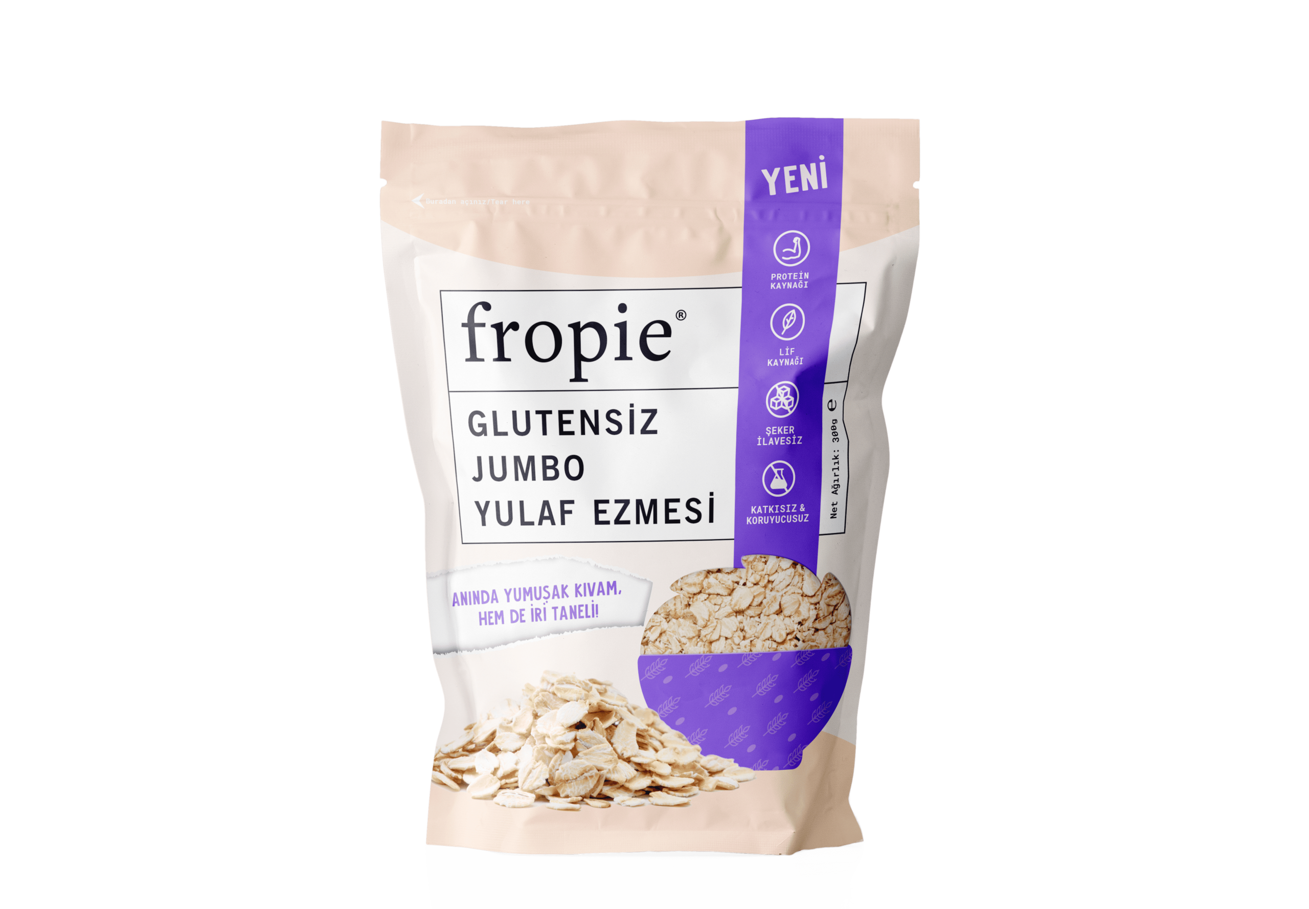 Glutensiz Jumbo Yulaf Ezmesi 300 gr
