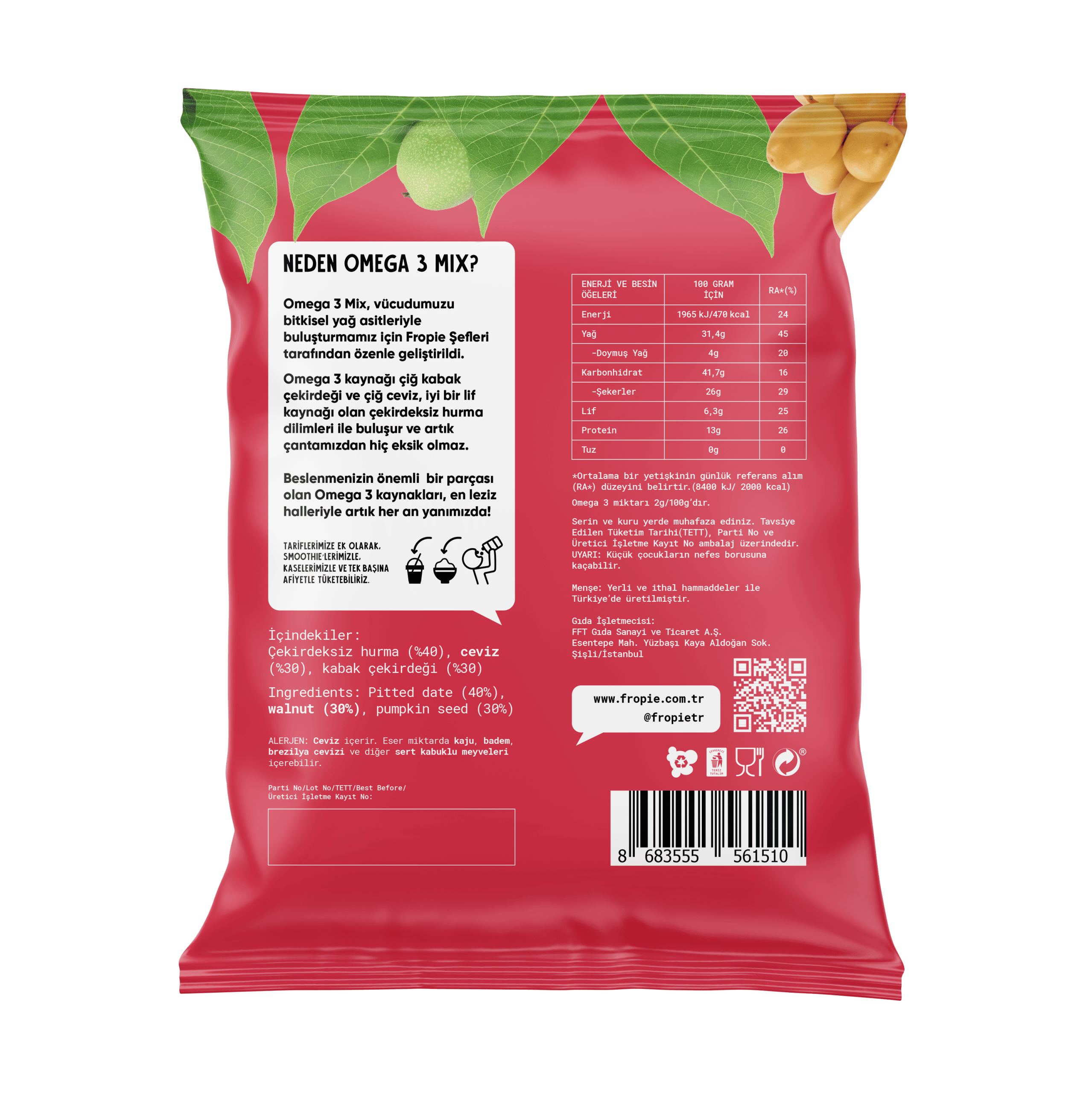 Omega 3 -Mix 40g - Görsel 2