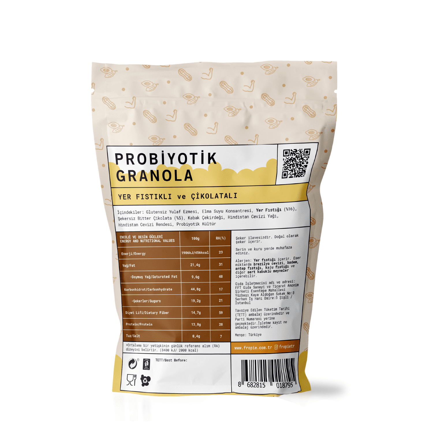 Probiyotik Granola- Yer Fıstığı&Çikolata 200 gr - Görsel 2